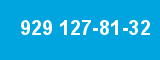 929 127-81-32